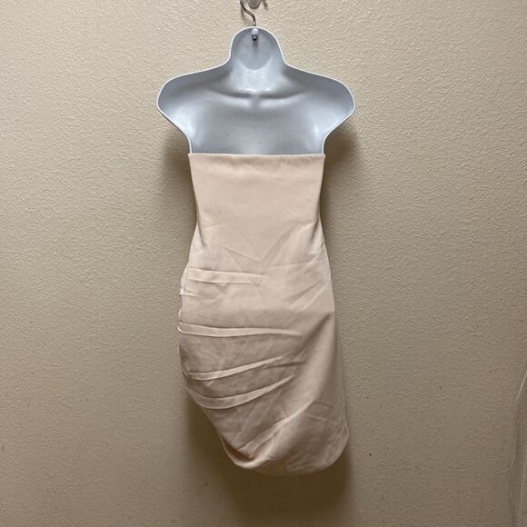 NBD Strapless Ruched Side Mini Dress Small - Picture 6 of 6